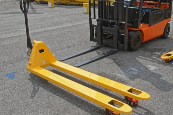 An image of forklift machines